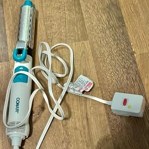 VTG Conair Hot Air Curling Iron CD160D Blow Dryer Dual Voltage CLEAN WORKS